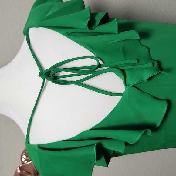 Trina Turk Green Mini Dress - Picture 8 of 9